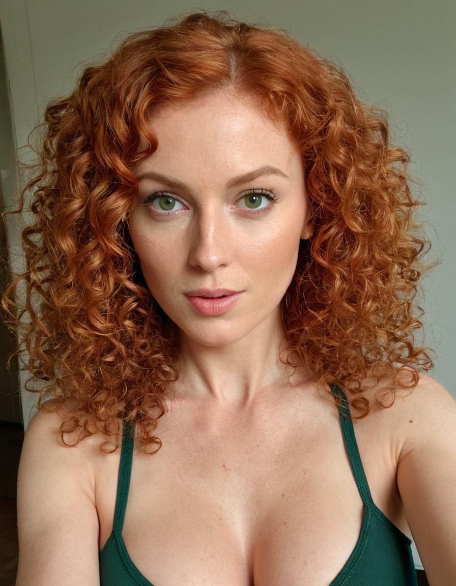 Deutsches Camgirl mit roten Haaren